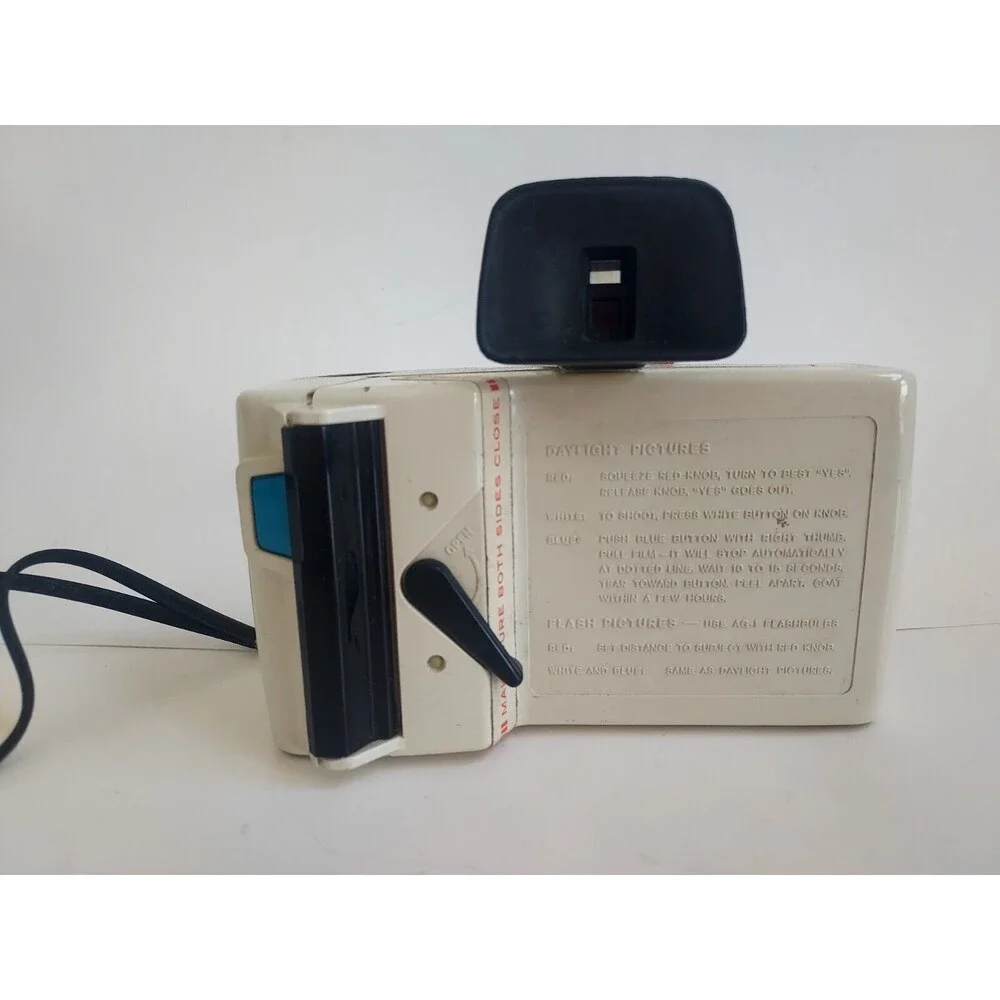 Vintage 1967 Polaroid Land Camera Model 20 The Swinger - Original Box & Manual